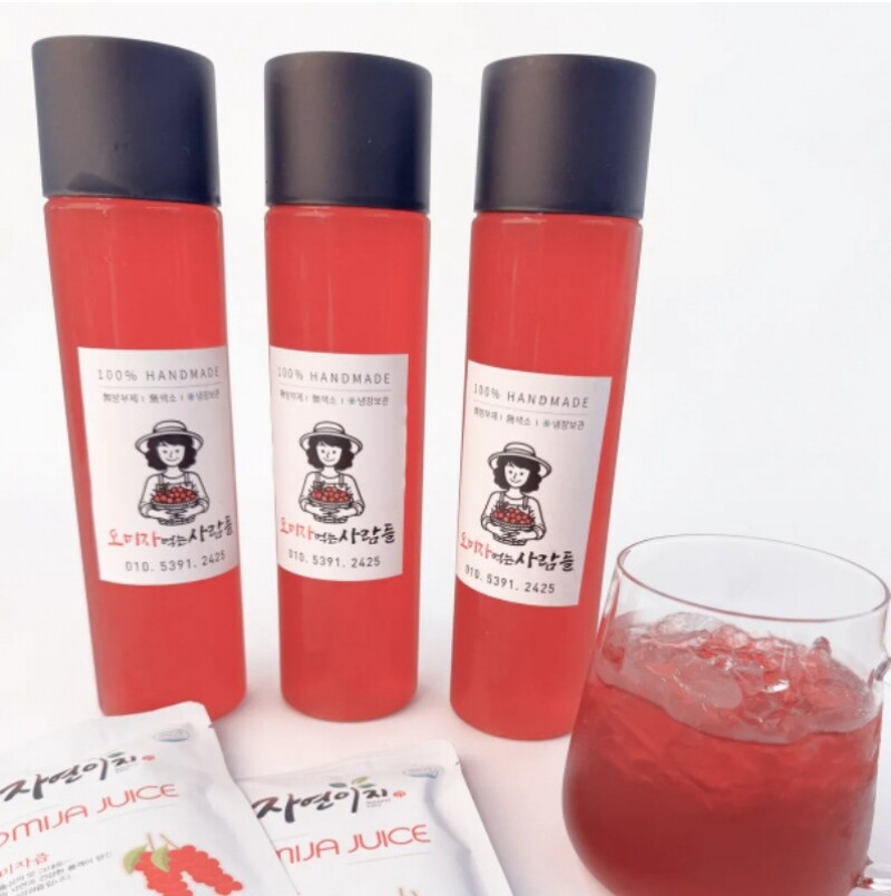 강원더몰,오미자 먹는 사람들 - 양구 오미자청 선물세트 500ml x 3병