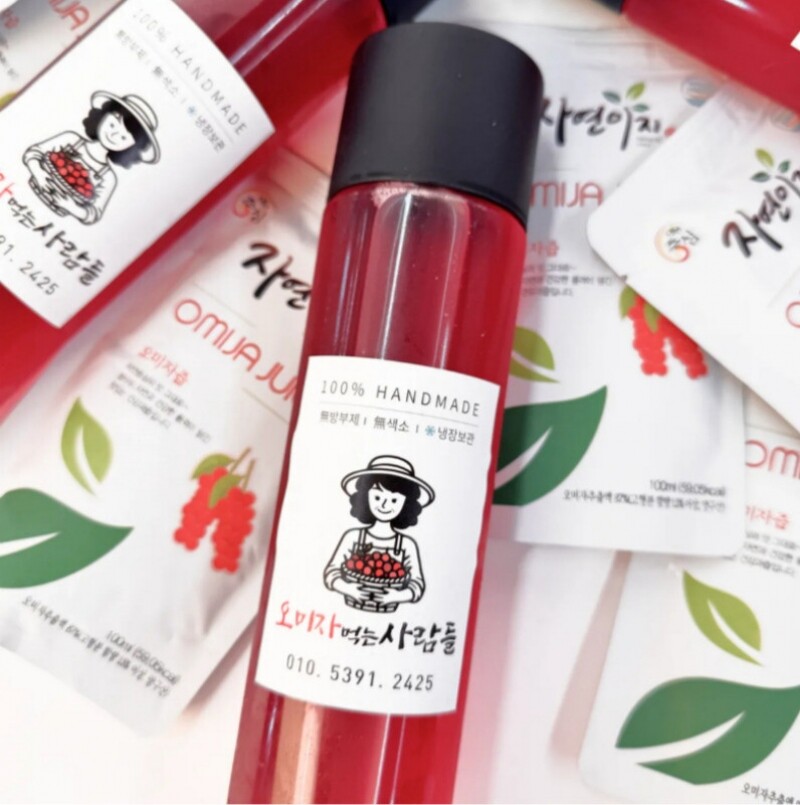 강원더몰,오미자 먹는 사람들 - 양구 오미자청 선물세트 500ml x 3병