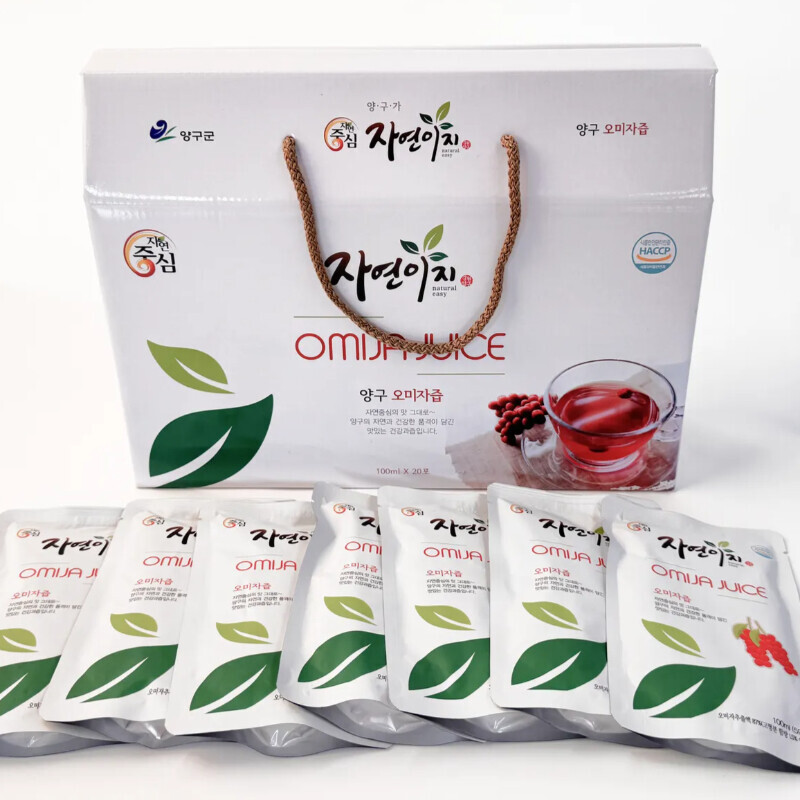 강원더몰,오미자 먹는 사람들 -양구 오미자즙 100ml 20포 / 50포