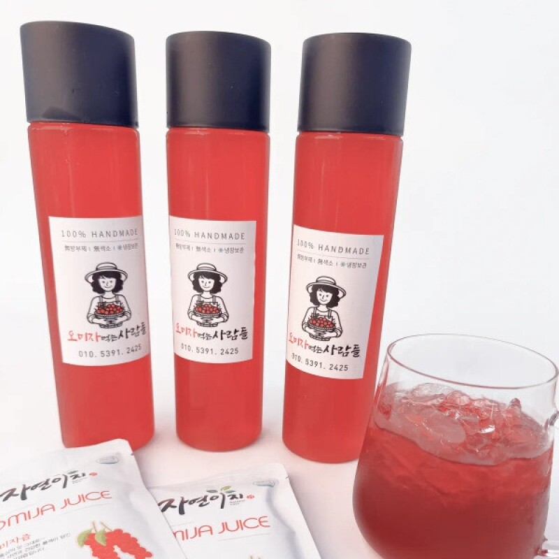 양구몰,오미자 먹는 사람들 - 양구 오미자청 선물세트 500ml x 3병