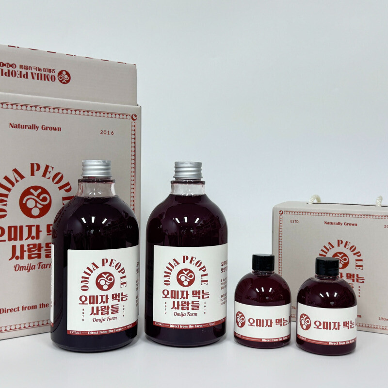 강원더몰,오미자 먹는 사람들 - 양구 오미자청 150ml * 2병 선물세트
